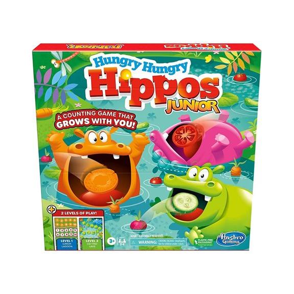 Hasbro Επιτραπεζιο Παιχνιδι Hungry Hungry Hippos Junior - F6645