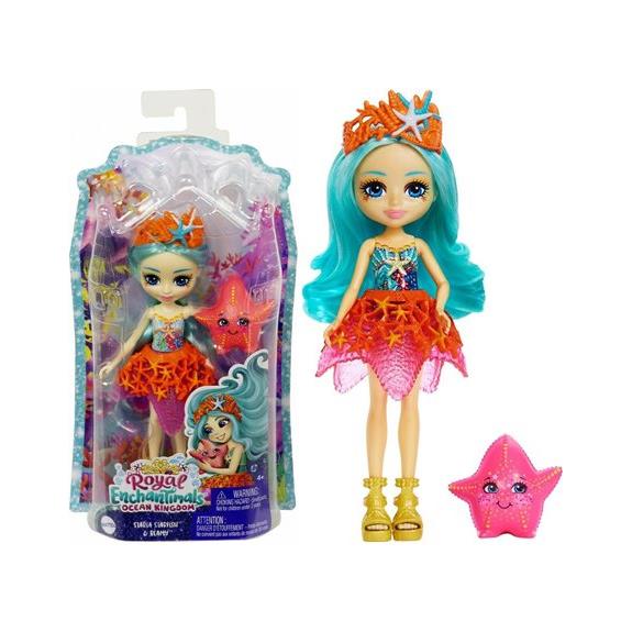 Mattel Enchantimals Κουκλα Royals Staria Starfish And Beamy - HCF69
