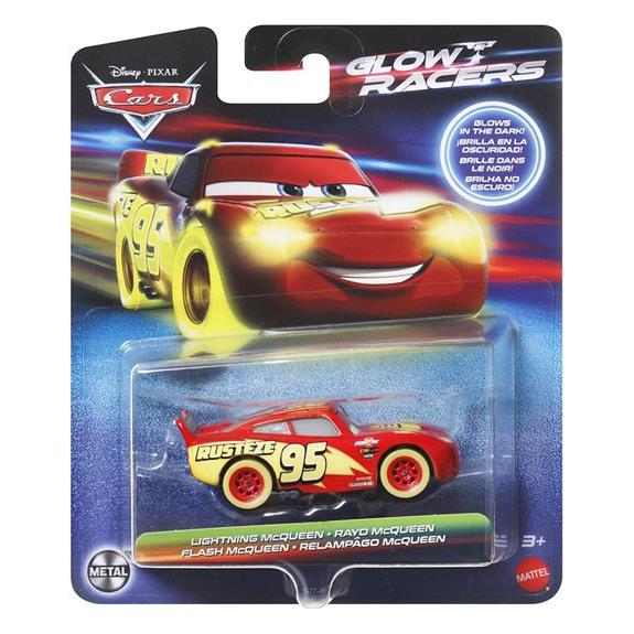 Mattel Αυτοκινητάκι Disney Cars Glow Racers Lightning McQueen - HPG77
