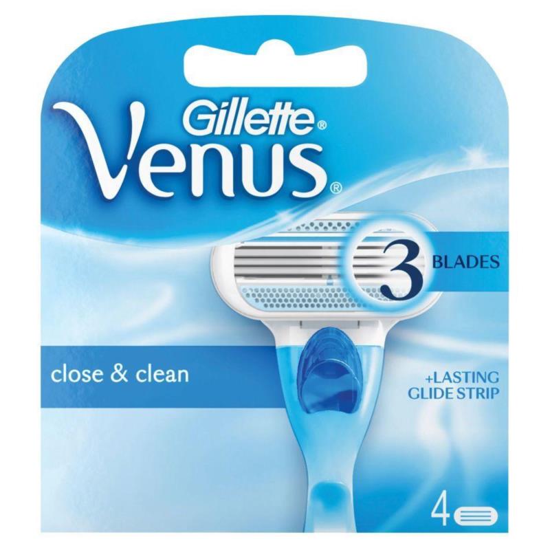 Ανταλλακτικά Ξυραφάκια Venus Gillette 2συσκ. -4(2Χ4τεμ)