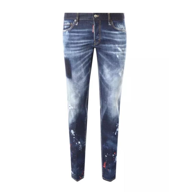 Dsquared² Blue Cotton Jeans & Pant DS-10910 IT50