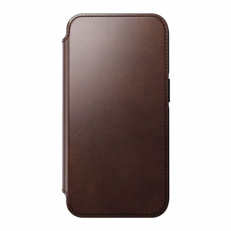 Nomad Modern Leather Folio With MagSafe θήκη για iPhone 14 Pro. Brown