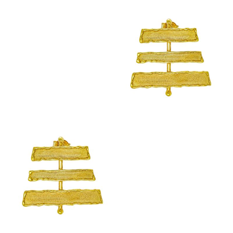 Σκουλαρίκια απο Κίτρινο Χρυσό 14 Καρατίων SK2980