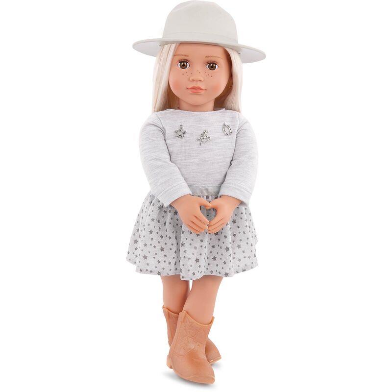 Our Generation Κούκλα Abigale With Pleated Skirt & Hat (BD31533Z)