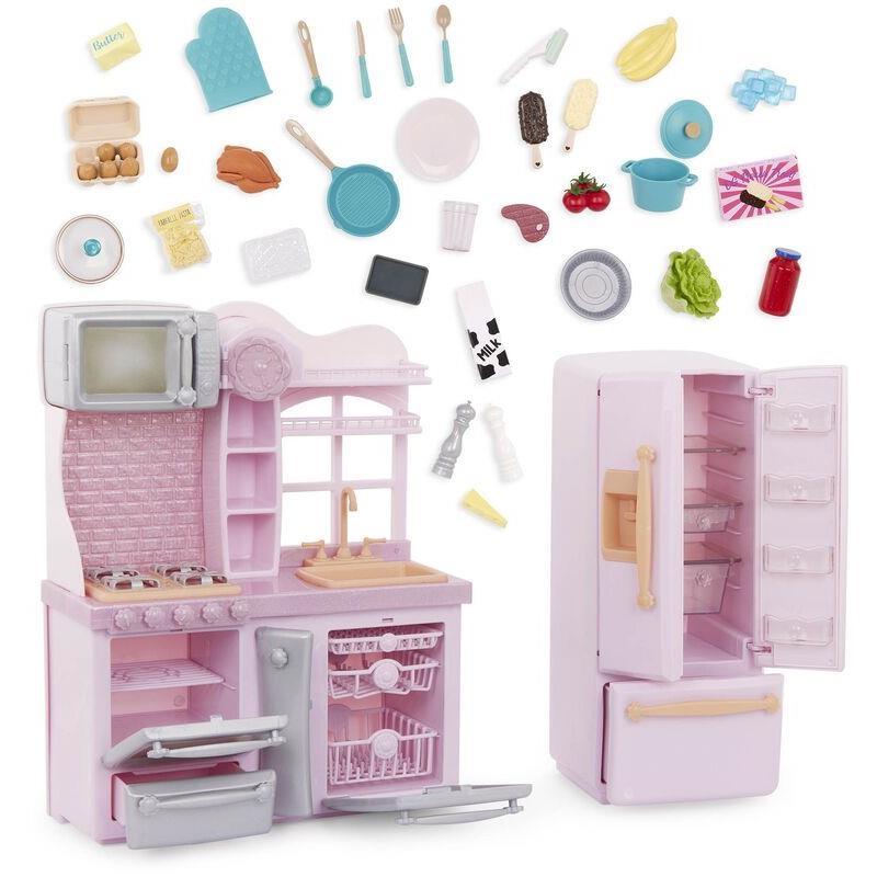Our Generation Σετ Gourmet Kitchen With Accessories Light Pink (BD35425Z)