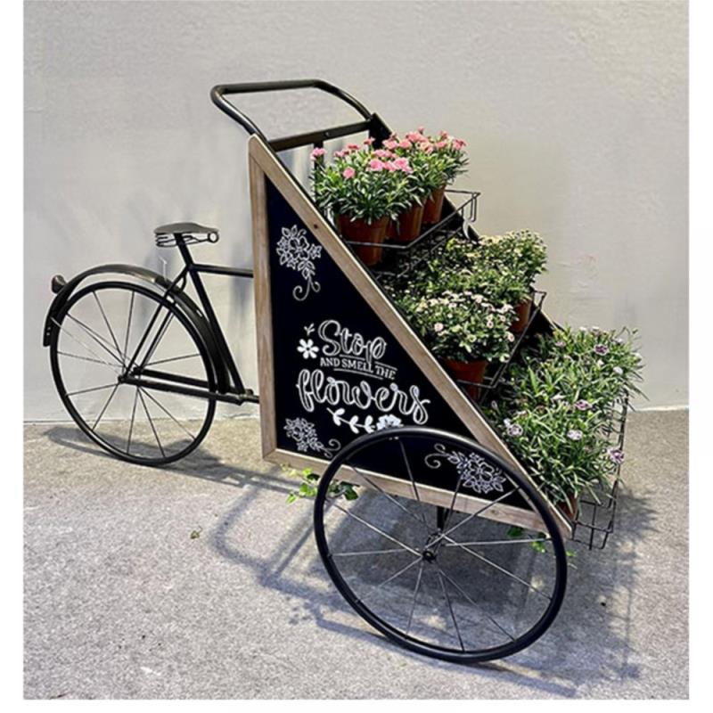 Διακοσμητικό Stand-Ποδήλατο Λουλουδιών Μεταλλικό Μαύρο iliadis 165x68x168εκ. 85058 (Υλικό: Μεταλλικό, Χρώμα: Μαύρο) - Iliadis - il_85058