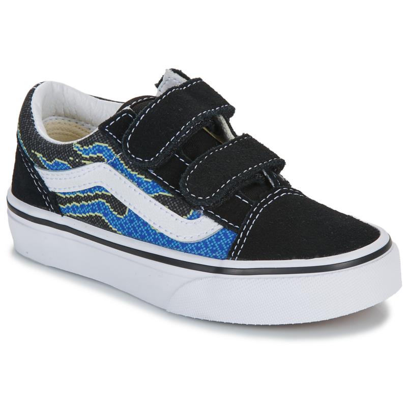 Xαμηλά Sneakers Vans Old Skool V PIXEL FLAME BLACK/BLUE