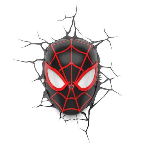 Διακοσμητικό Φωτιστικό Led The Source 3DL Marvel Spiderman Miles Morales Face 89759