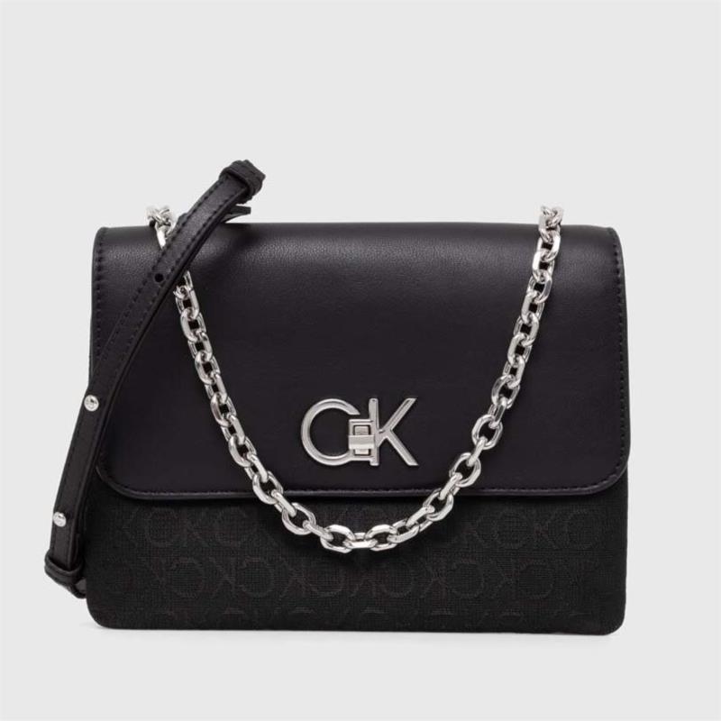 Γυναικεία Τσάντα Χιαστί Calvin Klein K60K611877 0GK Μαύρη