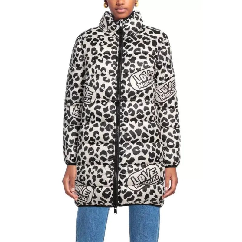 Love Moschino White Polyester Jackets & Coat LO-10238 IT42