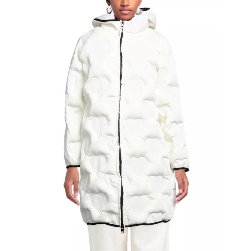Love Moschino White Polyester Jackets & Coat LO-10252 IT46