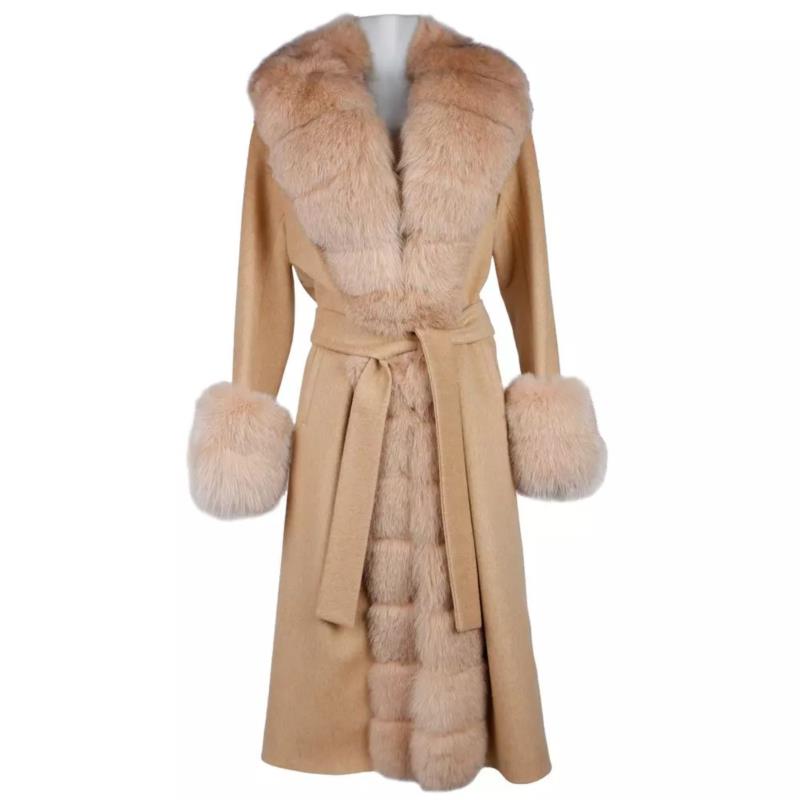 Made in Italy Beige Wool Vergine Jackets & Coat LO-11195 IT42