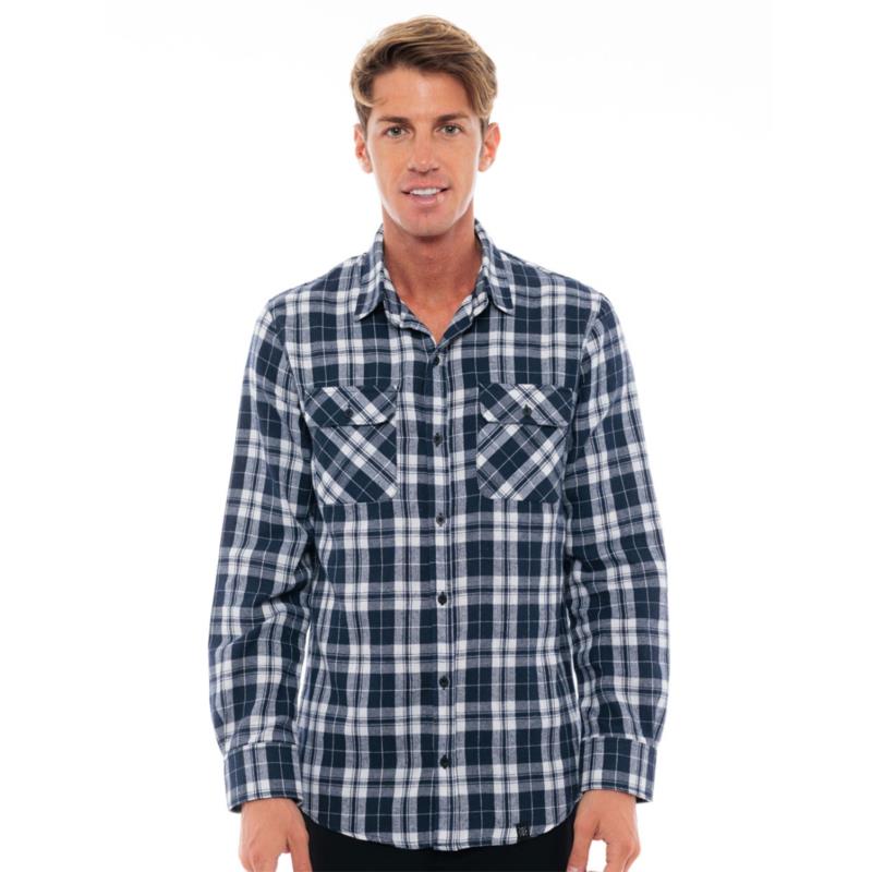 Biston fashion ανδρικό πουκάμισο NAVY 48-203-006-110-M