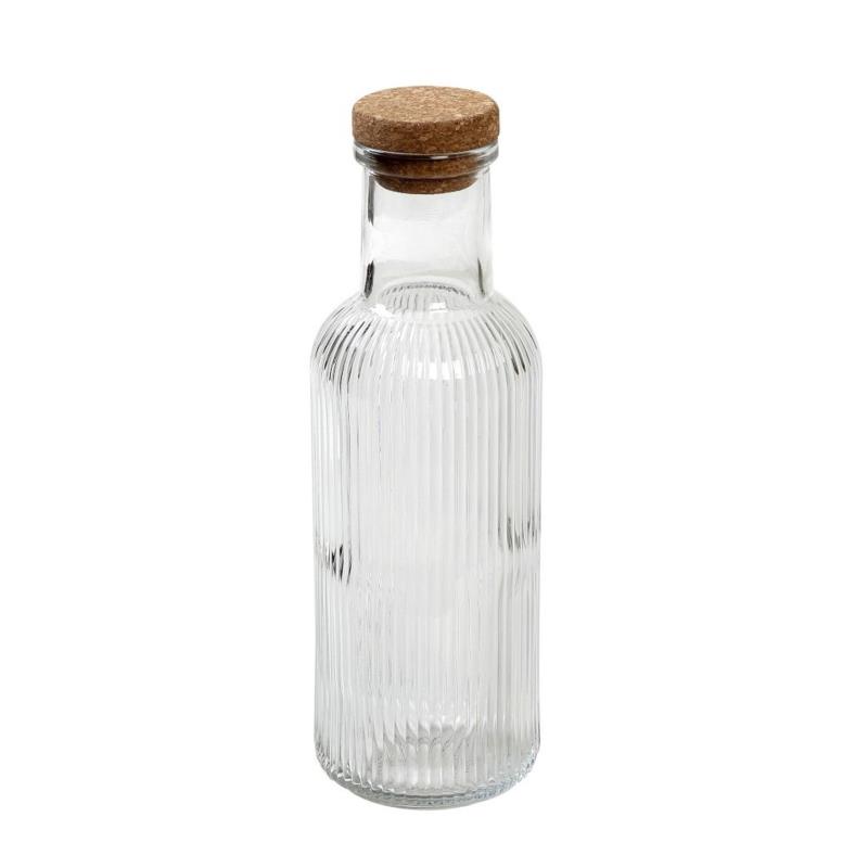 Μπουκάλι Γυάλινο Διάφανο Με Φελλό ESPIEL 1000ml-8,7x27,8εκ. DOP117K12 (Σετ 12 Τεμάχια) (Υλικό: Γυαλί, Χρώμα: Διάφανο ) - ESPIEL - DOP117K12