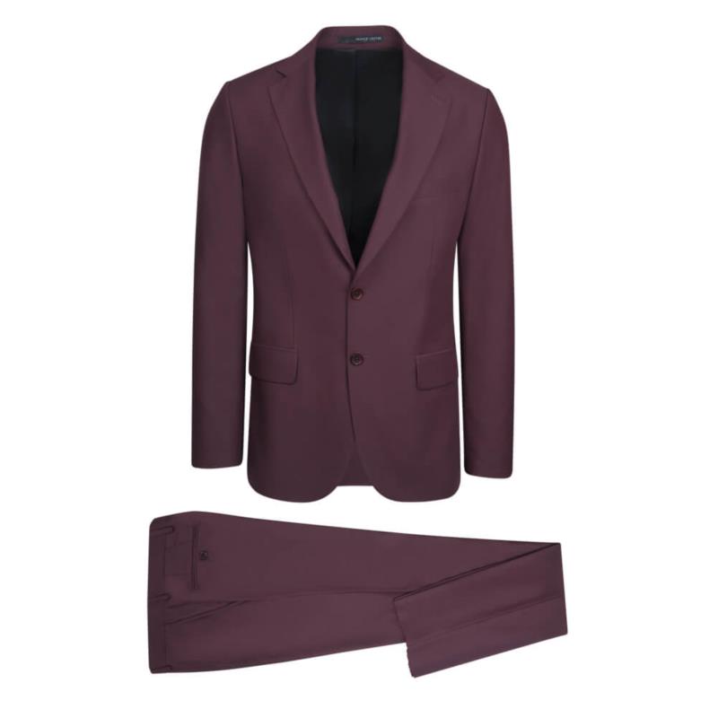 Prince Oliver Κοστούμι Μπορντώ (Modern Fit)