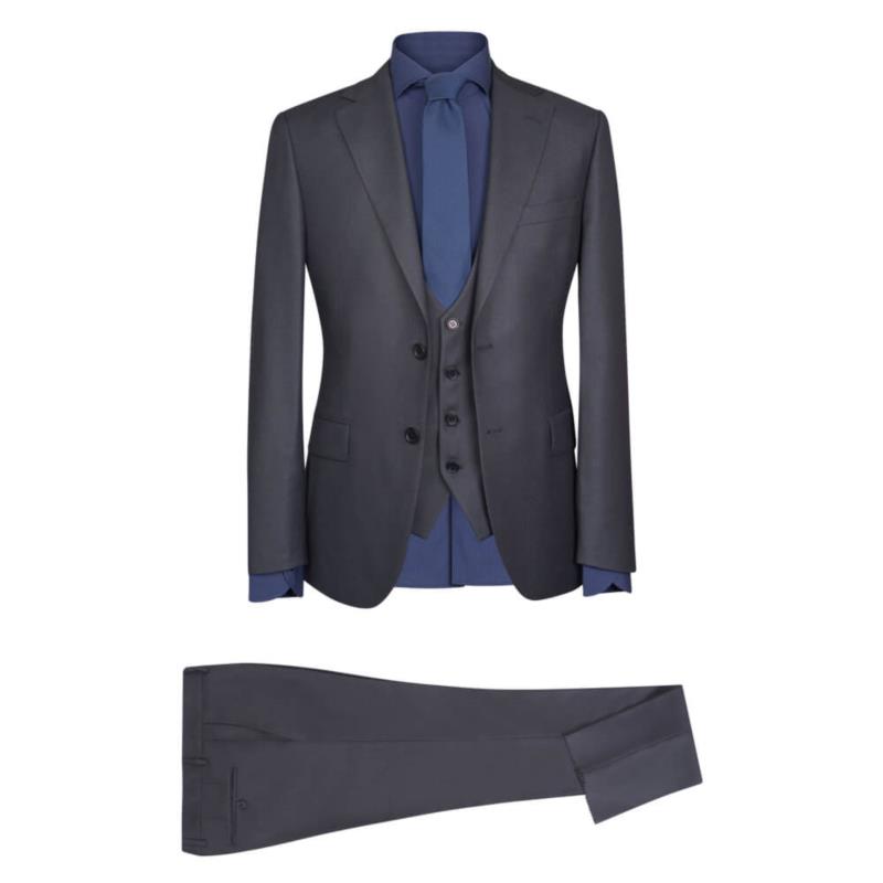 Perennial Suit Micro Patterned Ανθρακί (Modern Fit)