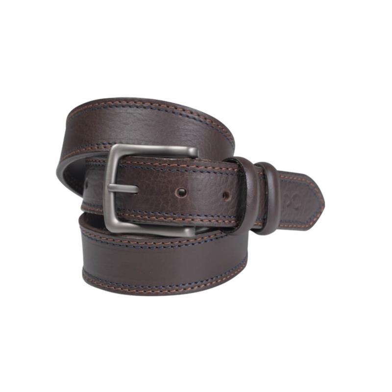 Prince Oliver Ζώνη Καφέ 100% Leather New Arrivals