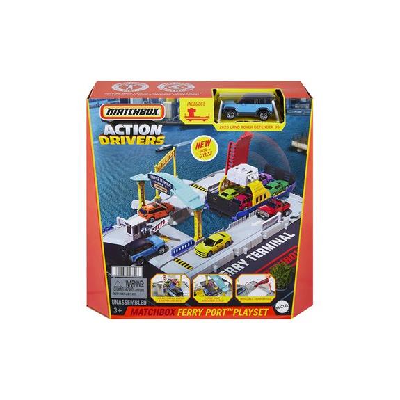 Mattel Matchbox Μικρα Σετ Δρασης - Ferry Port Playset - HMH29