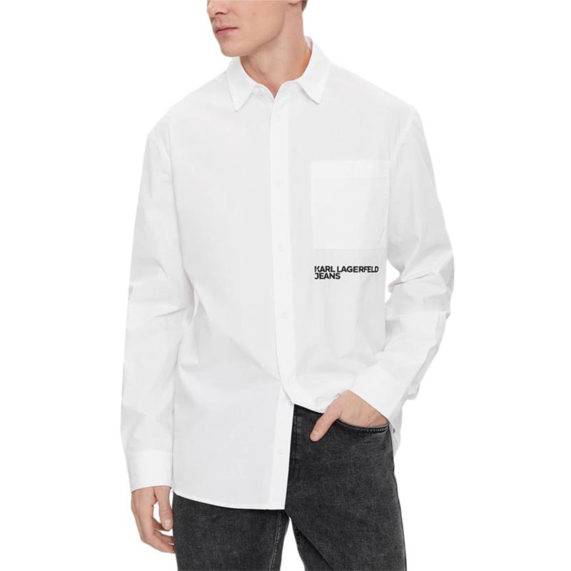 WOVEN SHIRT MEN KARL LAGERFELD