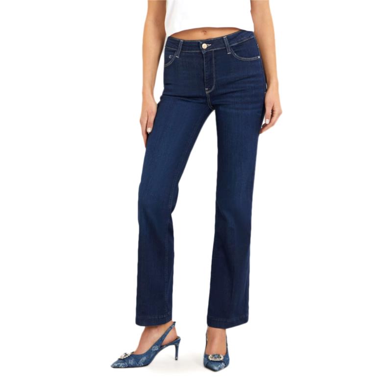 MID RISE BOOTCUT SLIM FIT JEANS WOMEN GUESS