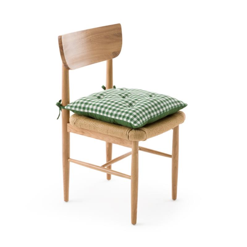 Μαξιλάρι καρέκλας με μικρά καρό 40x40 cm