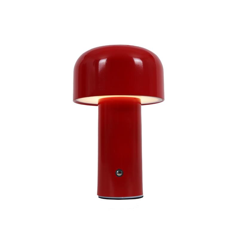 InLight Επιτραπέζιο Επαναφορτιζόμενο Φωτιστικό LED 3000K σε κόκκινη απόχρωση (3036-Red)