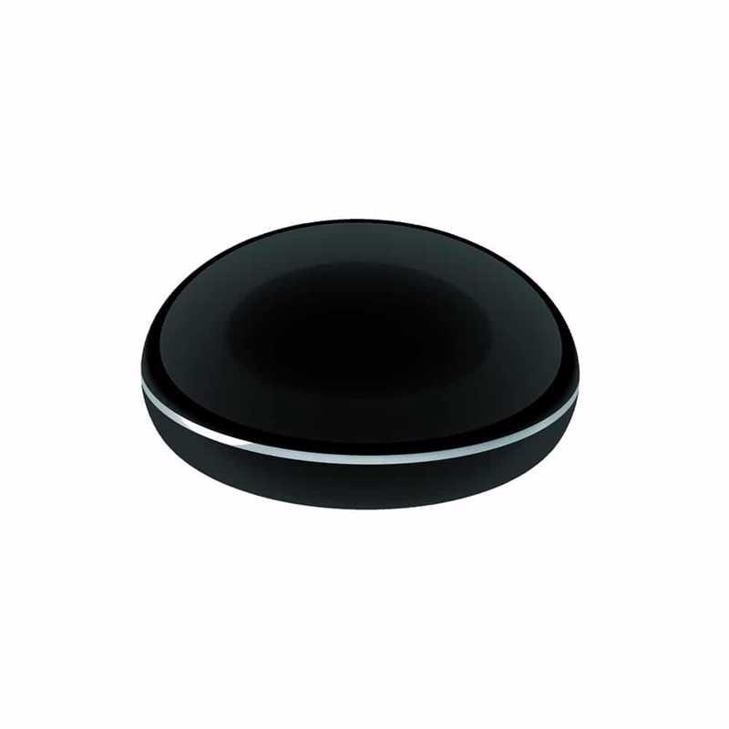 Dimitracas Σαπουνοθήκη SPIRELLA Bowl Πλαστική Shiny Black Φ11cm 03171.001