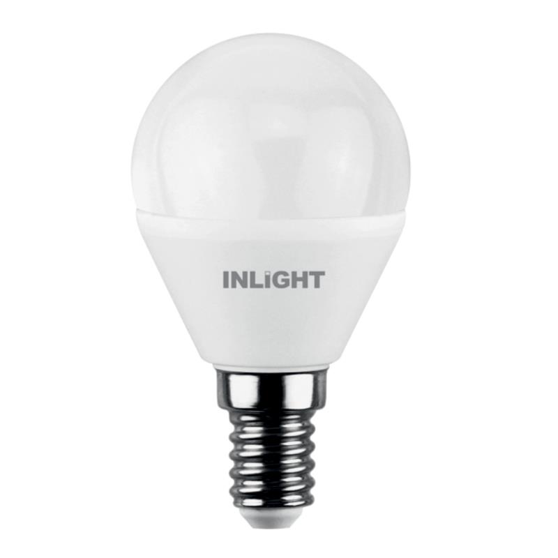 InLight Λαμπτήρας E14 LED G45 8W 700Lm 4000K Φυσικό Λευκό 7.14.08.14.2