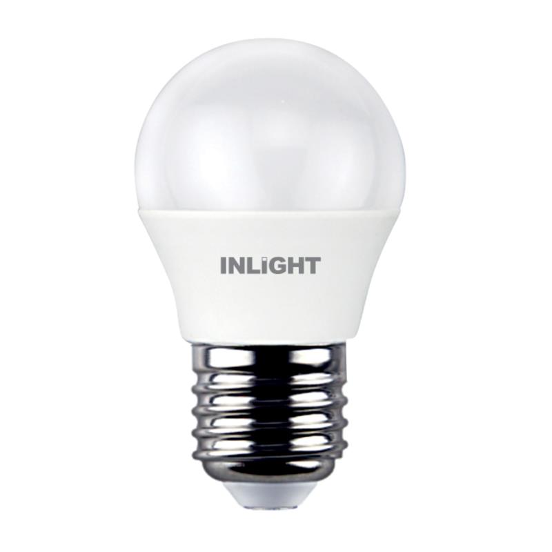 InLight Λαμπτήρας E27 LED G45 8W 700Lm 3000Κ Θερμό Λευκό 7.27.08.12.1