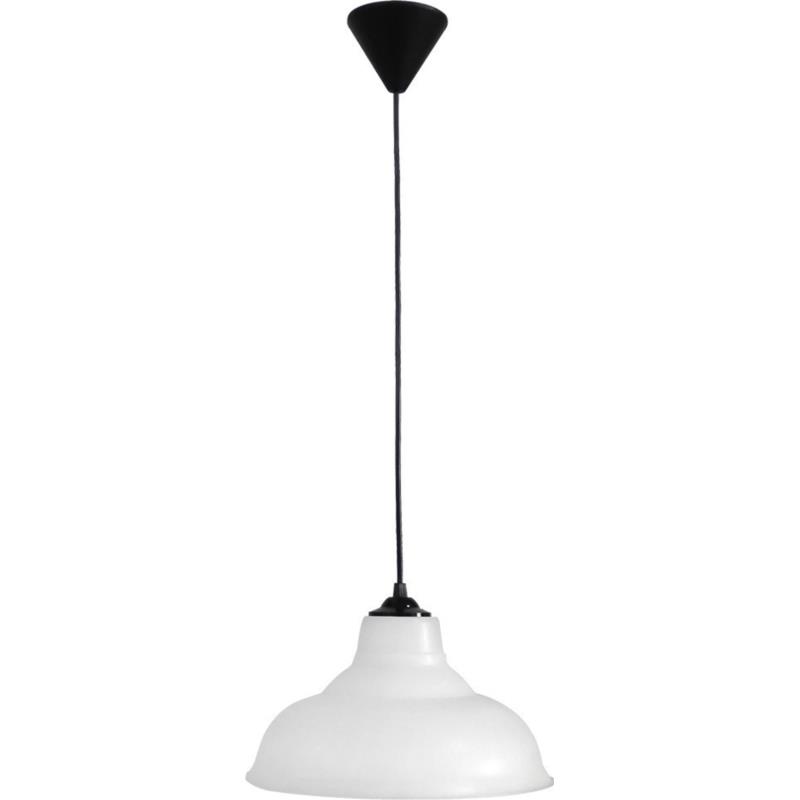 Heronia Φωτιστικό Οροφής Πλαστικό PUBLIC Λευκό/Μαύρο E27 28,5Χ80cm 35-0020