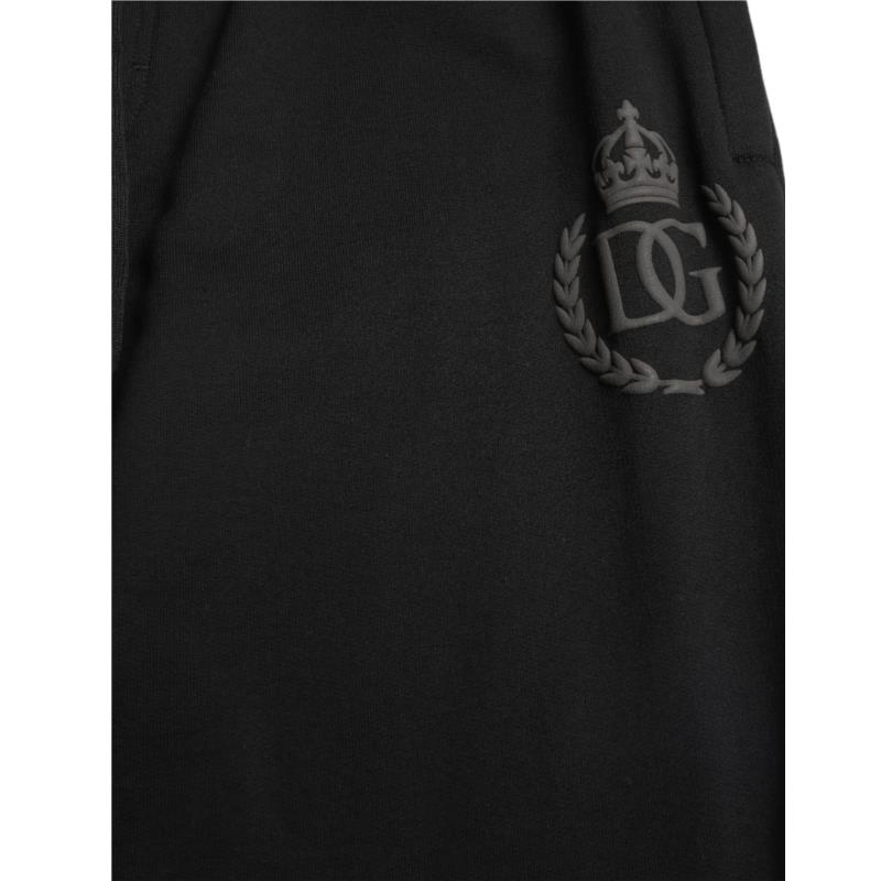 Dolce & Gabbana Black DG Logo Skinny Jogger Sweatpants Pants IT54