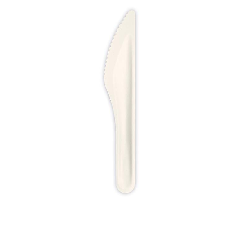 Μαχαίρια Λευκά από Ζαχαροκάλαμο Decorata (8τεμ)
