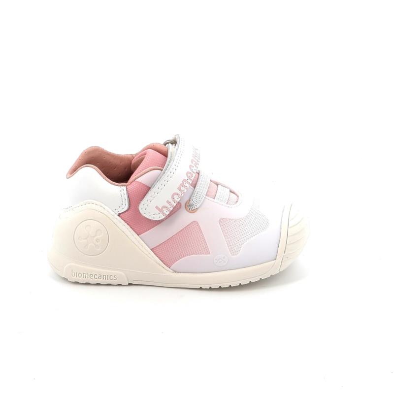 Παιδικό Χαμηλό Casual για Κορίτσι Biomecanics Zapato Sport Elasticos Ανατομικό Χρώματος Λευκό 242150-D
