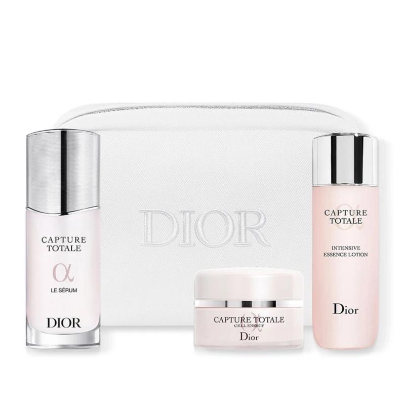 DIOR CAPTURE TOTALE POUCH SELECTION OF 3 FIRMING SKINCARE PRODUCTS - YOUTH-REVEALING RITUAL