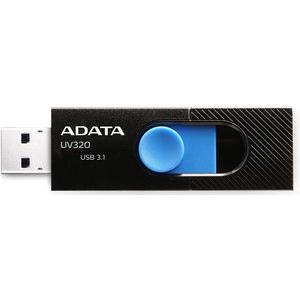 ADATA AUV320-64G-RBKBL UV320 64GB USB 3.2 FLASH DRIVE BLACK/BLUE