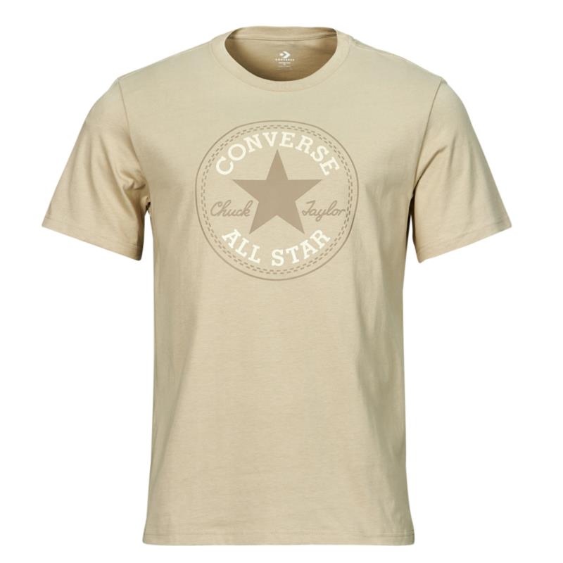 T-shirt με κοντά μανίκια Converse CHUCK PATCH TEE BEACH STONE / WHITE