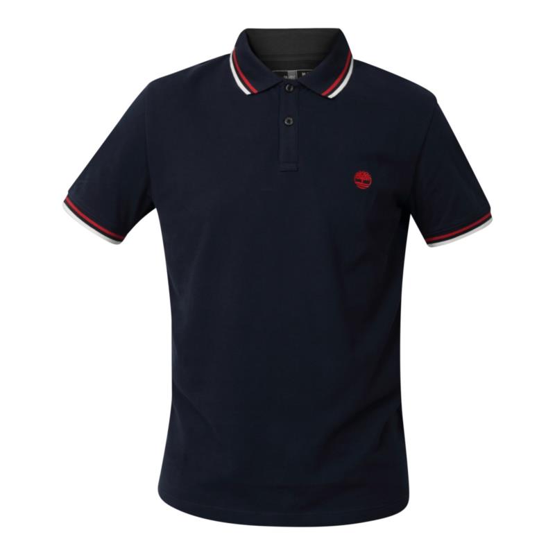Timberland OYSTER RIVER TIPPED POLO Σκούρο Μπλέ