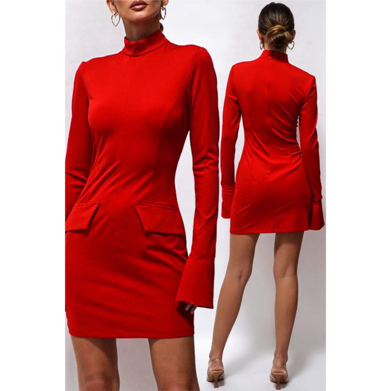 φόρεμα STILOMA RED - 1