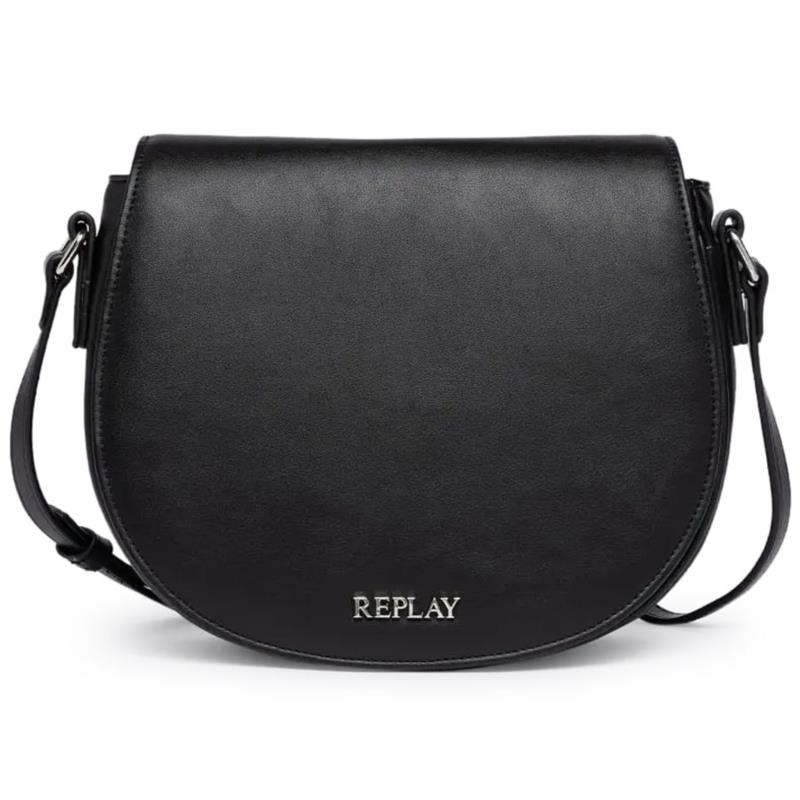 Replay μαύρο τσάντακι χιαστή FW3586