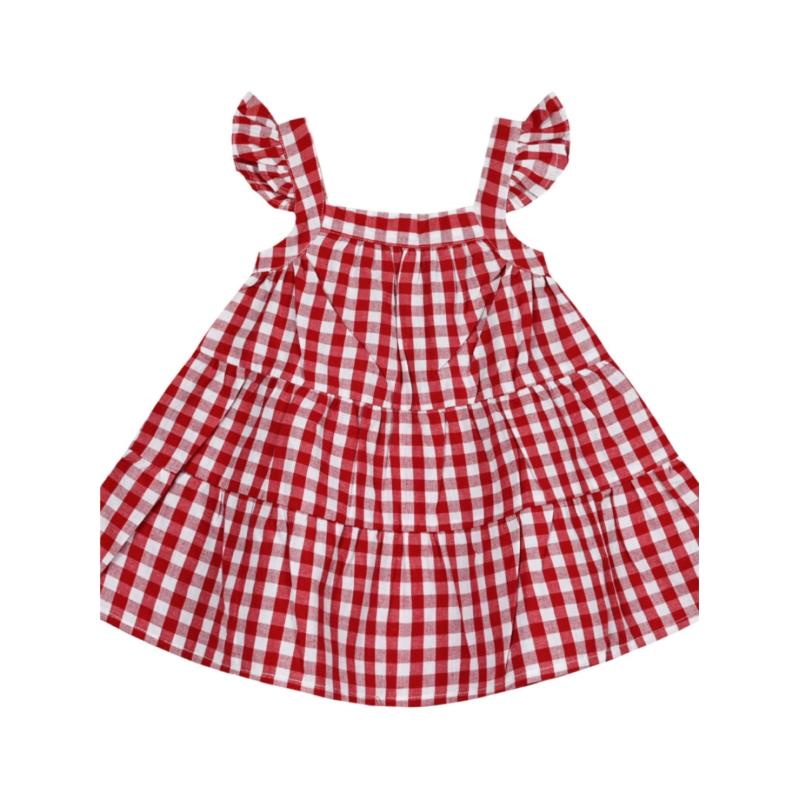 Energiers Βρεφικό καρό φόρεμα για κορίτσι (0-18 μηνών) ΚΑΡΩ 14-224409-7