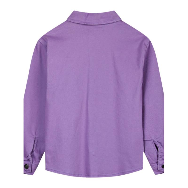 Energiers Παιδικό μπουφάν τύπου πουκάμισο με τύπωμα στην τσέπη για κορίτσι ΛΙΛΑ 16-224204-1