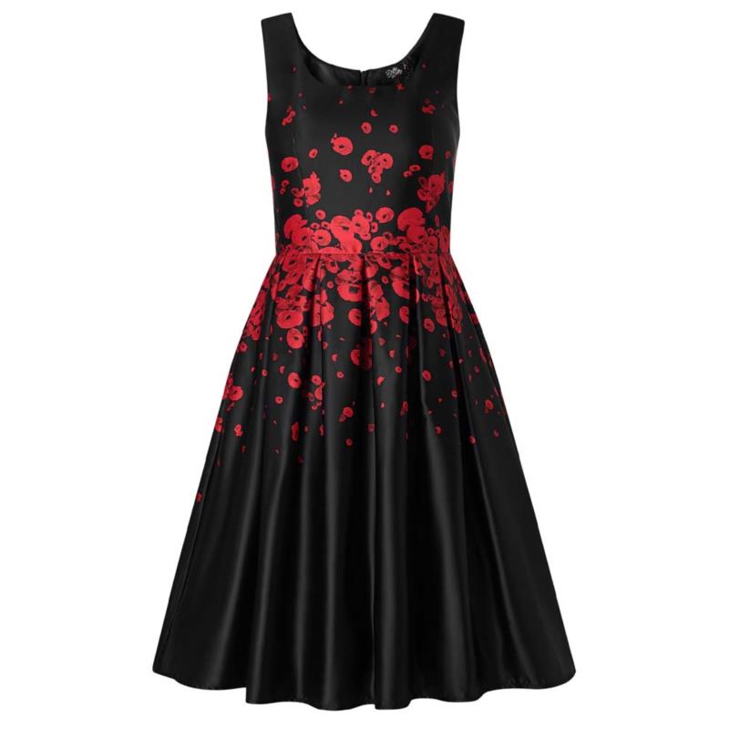 vintage '50s φόρεμα Flora drama