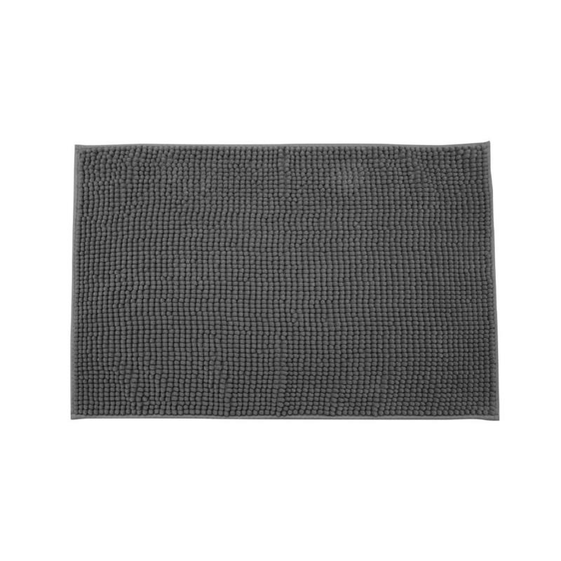 Ταπέτο Μπάνιου Polyester Beads Ανθρακί Estia 80x50x1εκ. 02-20699 (Ύφασμα: Polyester, Χρώμα: Ανθρακί) - estia - 02-20699