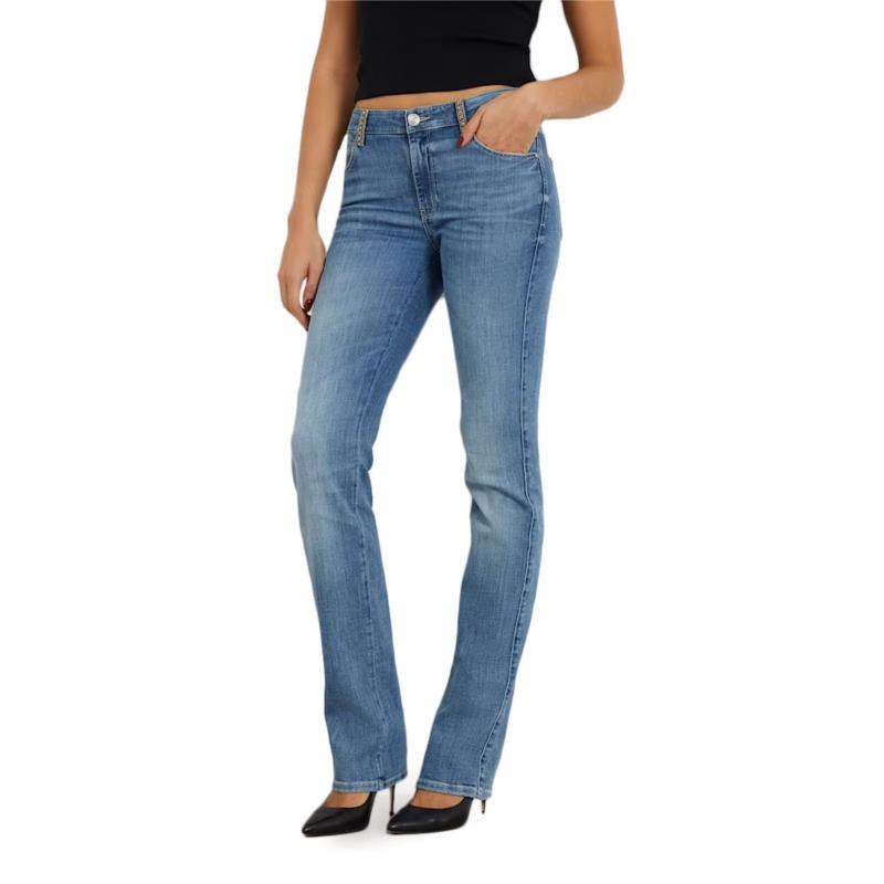 MID WAIST STRAIGHT FIT JEANS WOMEN GUESS