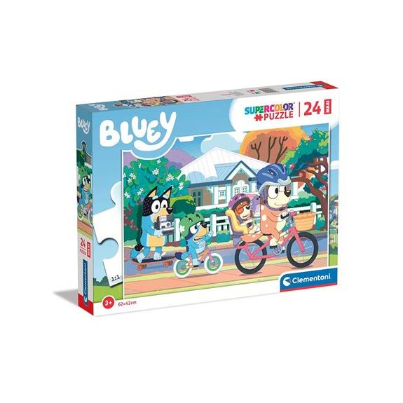 As Company Clementoni Παιδικό Παζλ Maxi Supercolor Bluey 24 τμχ - 1200-24807