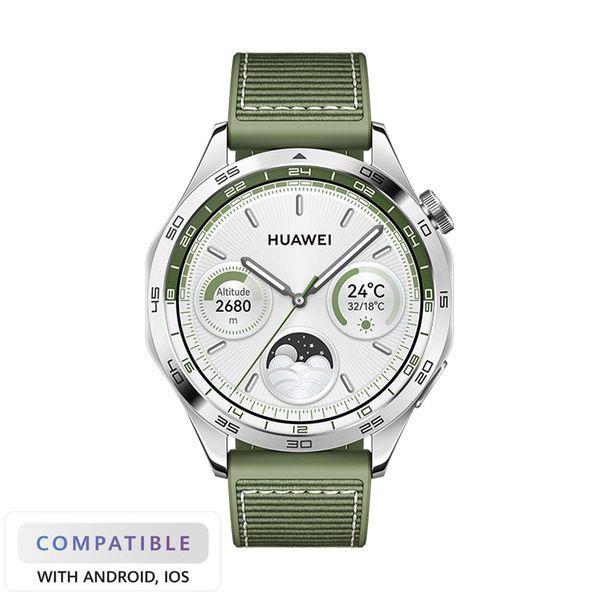 Huawei Watch GT4 Green Woven Strap SmartWatch