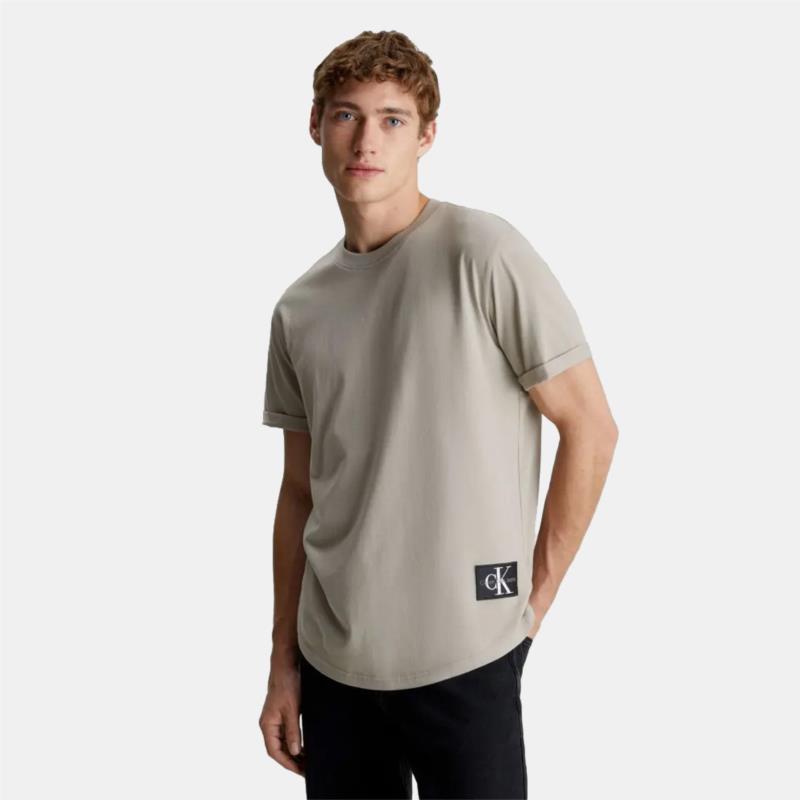 Calvin Klein Badge Turn Up Sleeve Ανδρικό T-shirt (9000182871_38756)