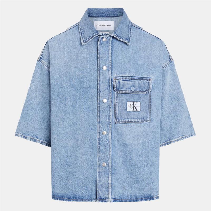 Calvin Klein Boxy Denim Ss Shirt (9000182695_55447)