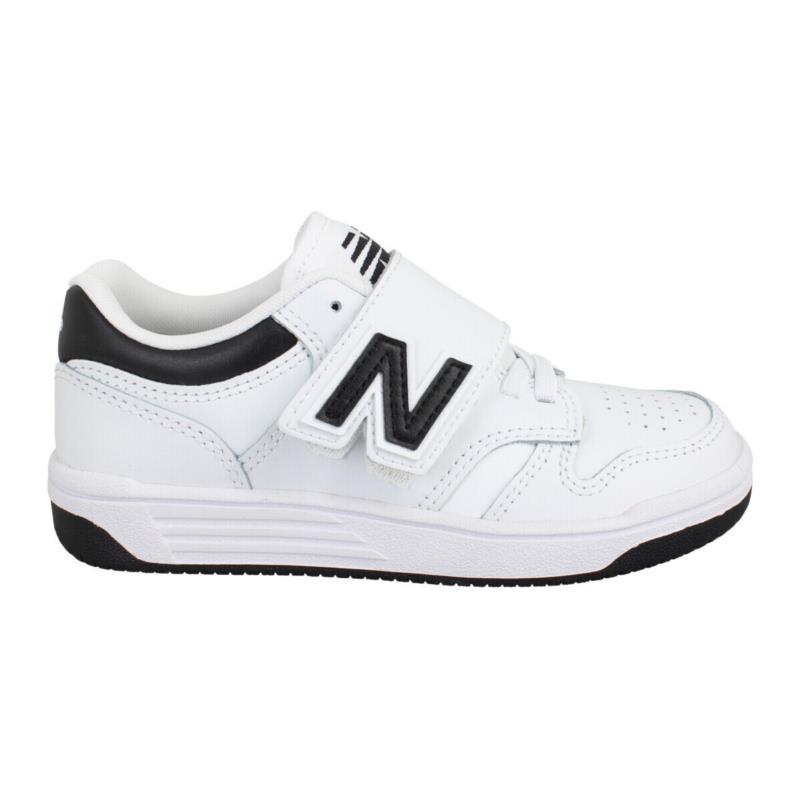 Sneakers New Balance 480 Cuir Enfant White Black