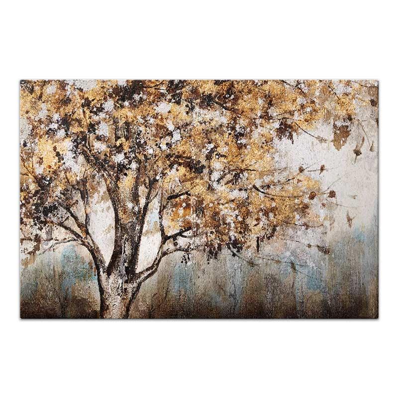 Πίνακας σε καμβά "Autumn Tree" Megapap ψηφιακής εκτύπωσης 140x100x3εκ. - MegaPap - 0231942